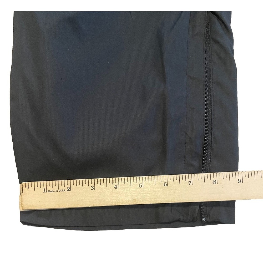 Champion Track Pants Men Large‎ Black Retro Sportswear Sweatpants Zip Pocket - Picture 2 of 7